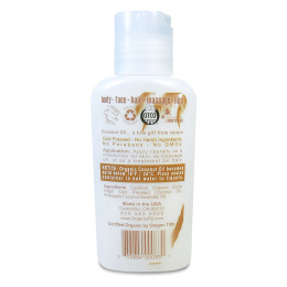 Organic Fiji, Organic Raw Oil, Cold Pressed Coconut Oil, Pineapple Coconut, 3 oz (89 ml)