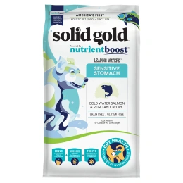 Solid Gold, Leaping Waters ™, для собак, для всех возрастов, рецепт с лососем и овощами в холодной воде, 1,7 кг (3,75 фунта)