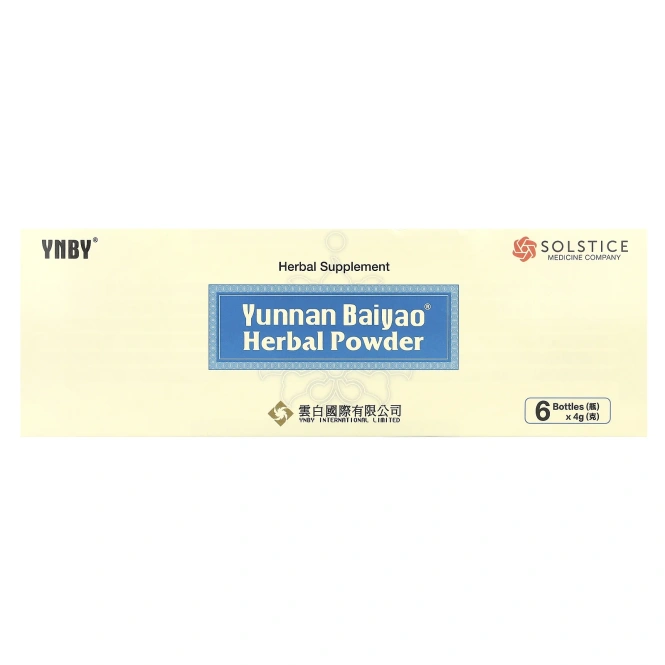 Yunnan Baiyao, Травяной порошок, 6 флаконов по 4 г