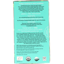 Pukka Herbs, Мятный зеленый чай маття, 20 пакетиков зеленого чая, 1,05 унц. (30 г)