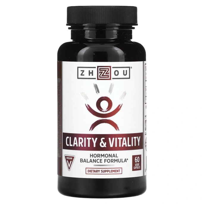 Zhou Nutrition, ДГЭА, гормональный баланс, 60 вегетарианских капсул