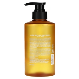 Kundal, Пивные дрожжи, шампунь для кожи головы, травы и мята, 500 мл (16,9 жидк. унц.)