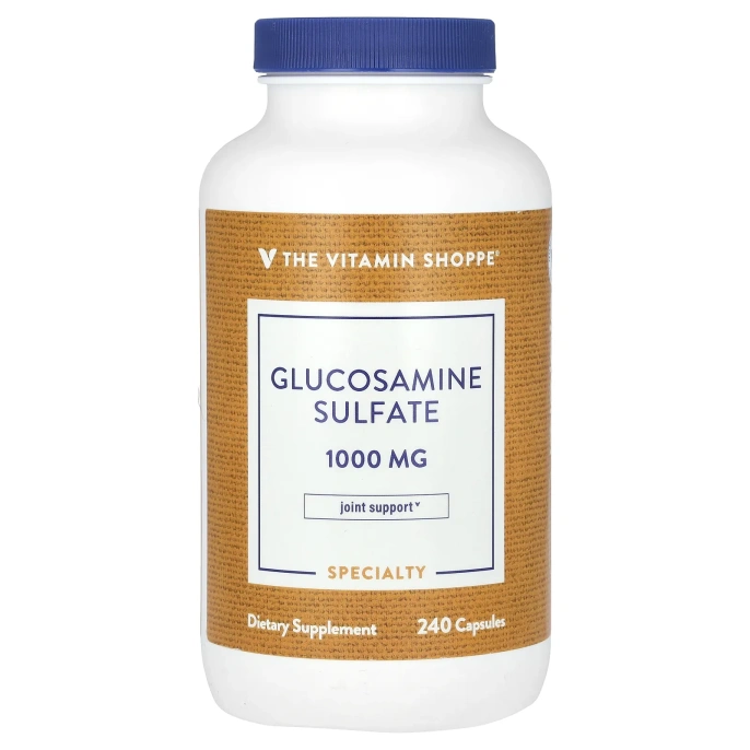The Vitamin Shoppe, глюкозамин сульфат, 1000 мг, 240 капсул