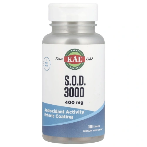 KAL, SOD 3000, 400 мг, 100 таблеток