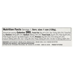 Patagonia Provisions, жареные испанские белые анчоусы с чесноком в органическом оливковом масле первого отжима, 120 г (4,2 унции)