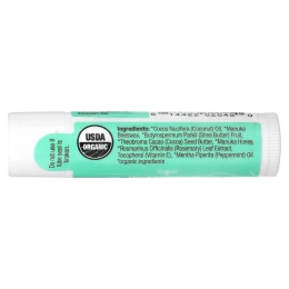 Wedderspoon, Organic Manuka Lip Balm - Peppermint, 0.15 oz (4.5 g)