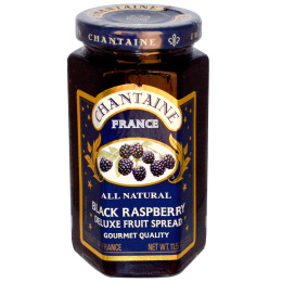 Chantaine, Deluxe Fruit Spread, чёрная малина, 325 г