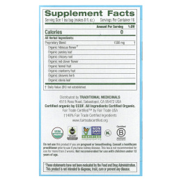 Traditional Medicinals, Organic Weightless, клюква, без кофеина, 16 чайных пакетиков, 24 г (0,85 унции)