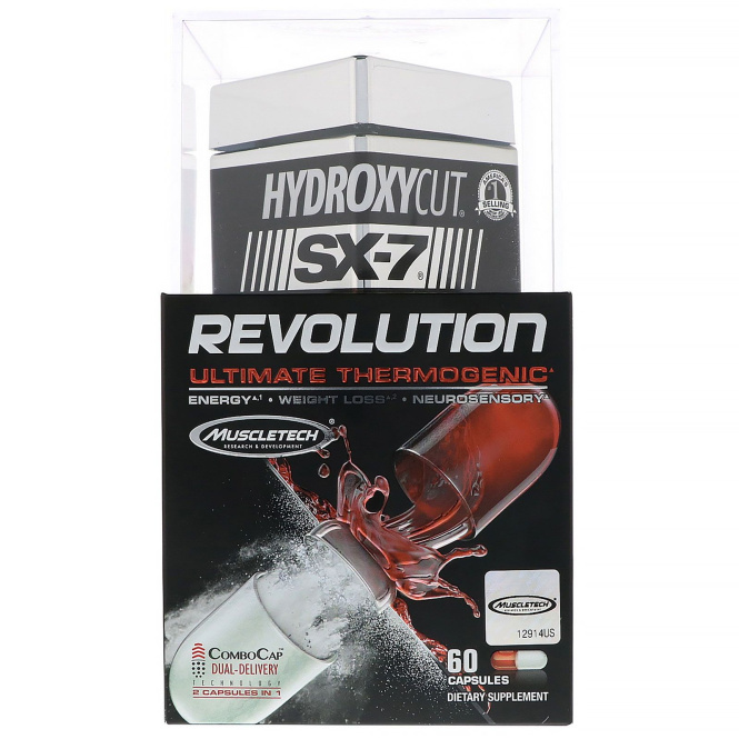 Hydroxycut, SX-7 Revolution Ultimate Thermogenic, 60 капсул