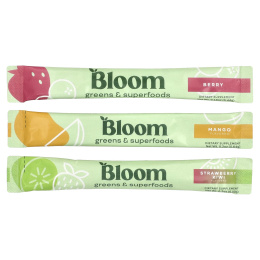 Bloom, Greens & Superfoods, Variety Pack, 18 стиков, 102,36 г (3,6 унции)