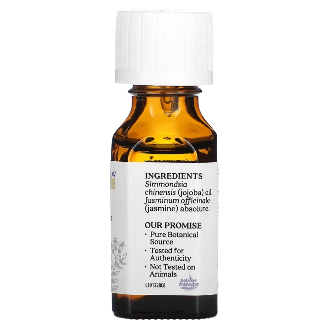 Aura Cacia, Jasmine Absolute, чувственный аромат, 5 жидких унций (15 мл)