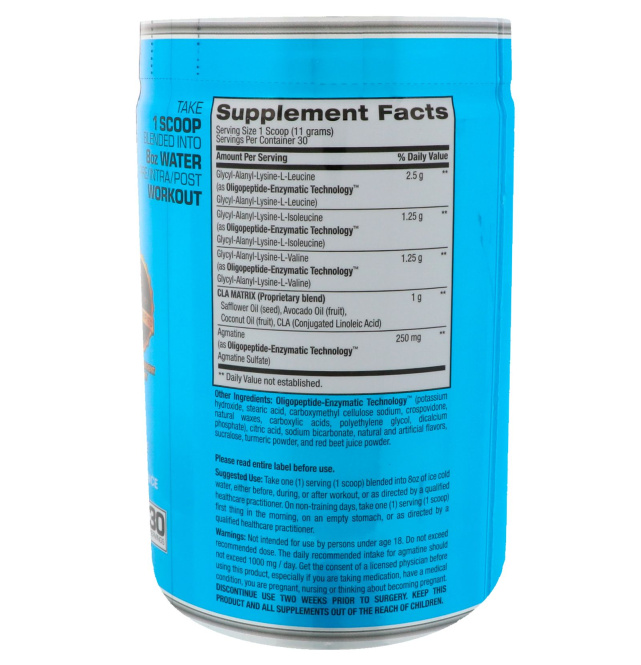 BPI Sports, Лучшие аминокислоты с разветвлённой цепью, апельсиновый лимонад, 11,64 унц. (330 г)