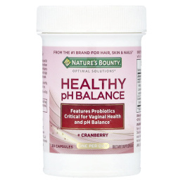 Nature's Bounty, Healthy PH Balance + Cranberry`` 30 капсул