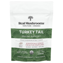 Real Mushrooms, Индейка, порошок экстракта органических грибов, 45 г (1,59 унции)