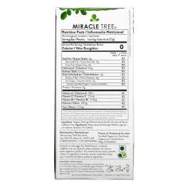 Miracle Tree, Moringa Organic Superfood Tea, Honey & Vanilla, Caffeine Free, 25 Tea Bags, 1.32 oz (37.5 g)