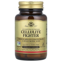 Solgar, Антивозрастное питание, для борьбы с целлюлитом, 30 веганских капсул