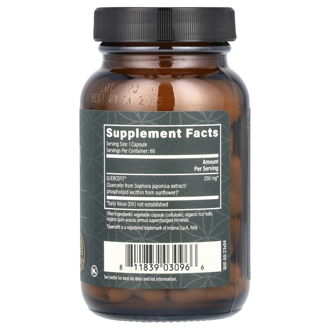 Global Healing, растительный кверцетин, 60 капсул