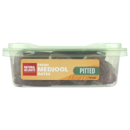 Natural Delights, Свежие финики Medjool, без косточек, 340 г (12 унций)