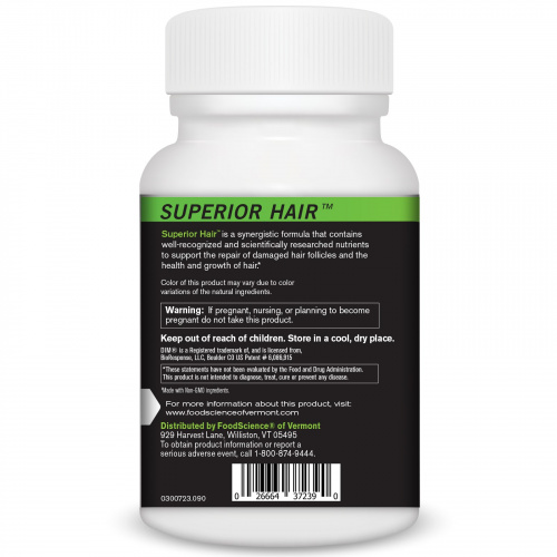 FoodScience, Superior Hair, 90 капсул