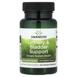 Swanson Vitamins, добавка для поддержки мочевыводящих путей, 500 мг, 30 веганских капсул