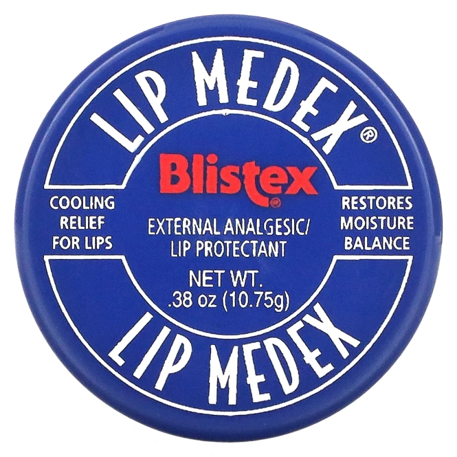Blistex, Lip Medex, Наружное обезболивающее защитное средство для губ, 0.38 унции (10.75 г)