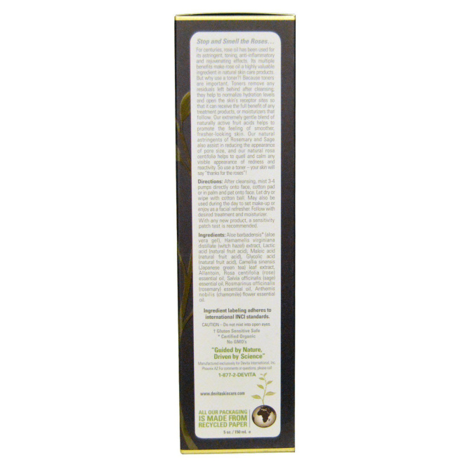 DeVita, Тоник для лица с марокканской розой, 5 унций (150 мл)