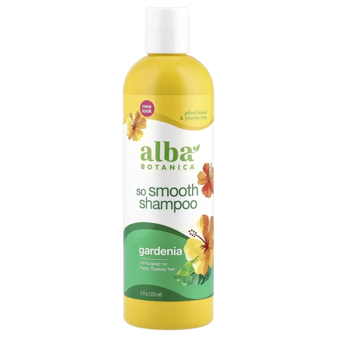 Alba Botanica, Натуральный гавайский шампунь, смягчающая гардения, 12 жидких унций (355 мл)