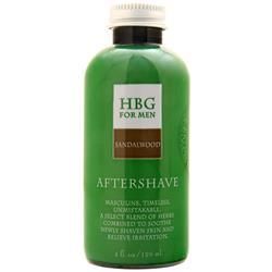 Honeybee Gardens, HBG для мужчин Лосьон после бритья Сандаловое дерево 4 жидких унции