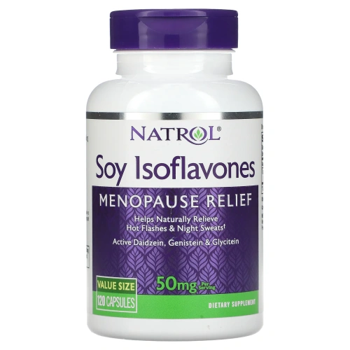 Natrol, Соевые изофлавоны, 50 мг, 120 капсул