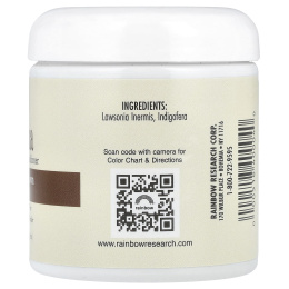 Rainbow Research, Хна, 100% растительная краска для волос и кондиционер, персидский средне-коричневый (каштановый), 4 унции (113 г)