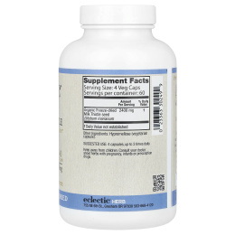 Eclectic Institute, Расторопша пятнистая, 600 мг, 240 вегетарианских капсул без ГМО