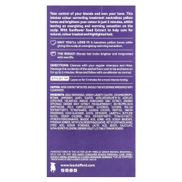 Lee Stafford, Bleach Blondes, Hot Shot, фиолетовый тон, 4 пакетика, 15 мл (0,5 жидк. унции)