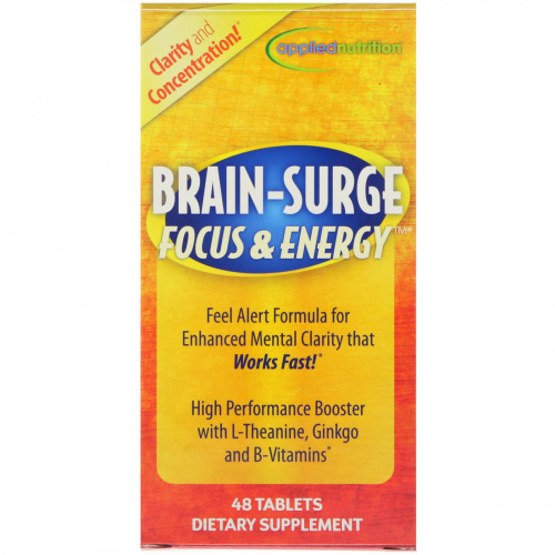 Applied Nutrition, Мозговой импульс Концентрация и энергия, 48 таблеток