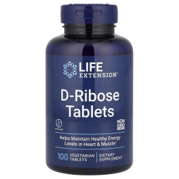 Life Extension, Таблетки с D-рибозой, 100 вегетарианских таблеток