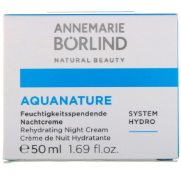 AnneMarie Borlind, AquaNature, Rehydrating Night Cream, 1.69 fl oz (50 ml)