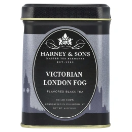 Harney & Sons, черный чай, викторианский «Лондонский туман», 112 г (4 унции)