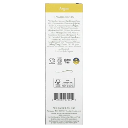 Badger Company, Очищающее масло арганы для лица для всех типов кожи, 2 жидких унций (59,1 мл)