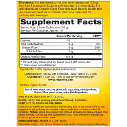 Renew Life, Органическая чистая клетчатка, 9,5 унций (269 г)