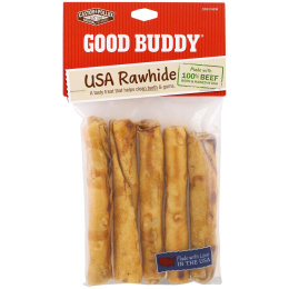 Castor & Pollux, Good Buddy, американская сыромятная кожа, палочки с ароматом курицы, 5 палочек