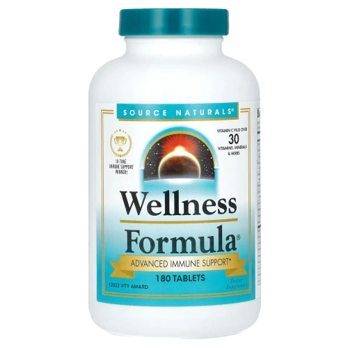 Source Naturals Wellness Formula, 180 таблеток