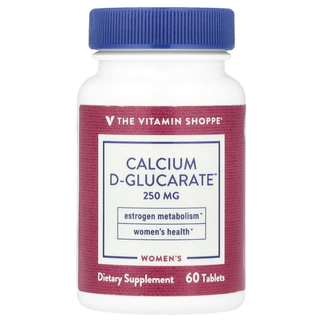 The Vitamin Shoppe, D-глюкарат кальция для женщин, 250 мг, 60 таблеток