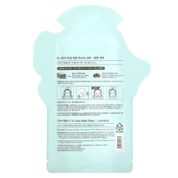 TonyMoly, I'm Lotus,тканевая маска для придания сияния, 1 шт., 21 г (0,74 унции)