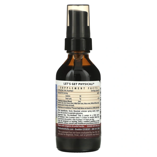 WishGarden Herbs, Exercise & Revive, средство для восстановления, 59 мл (2 жидк. унц.)