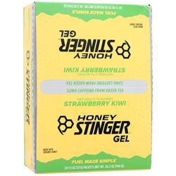 Honey Stinger, Энергетическое желе Клубничный Киви с кофеином 24 шт.