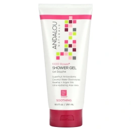 Andalou Naturals, 1000 роз, Гель для душа, Успокаивающий, 8,5 унции (251 мл)