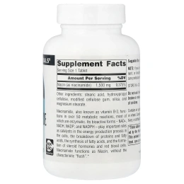 Source Naturals, никотинамид B3, 1500 мг, 50 таблеток