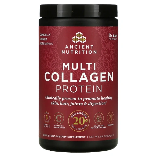 Dr. Axe / Ancient Nutrition, Multi Collagen Protein, 8.6 oz ( 244.8 g)