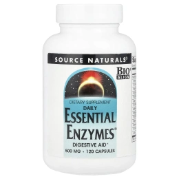 Source Naturals, Ежедневные незаменимые ферменты (500 мг) 120 капсул