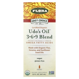 Flora, Udo's Choice, Udo's Oil 3·6·9 Blend, 32 жидких унций (946 мл)