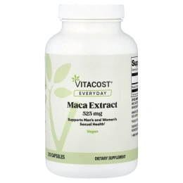 Vitacost, экстракт маки, 525 мг, 200 капсул